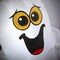 LED Airblown Ghost Scene Halloween Decoration Indoor Outdoor Inflatable 6.5 Feet